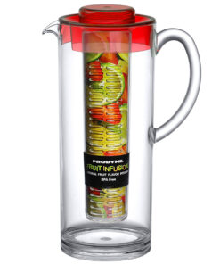 Trim Fruit Infusion™ Pitcher with a red lid
