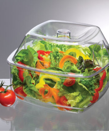 Prodyne Flip-Lid Salad On Ice™ with closed lid