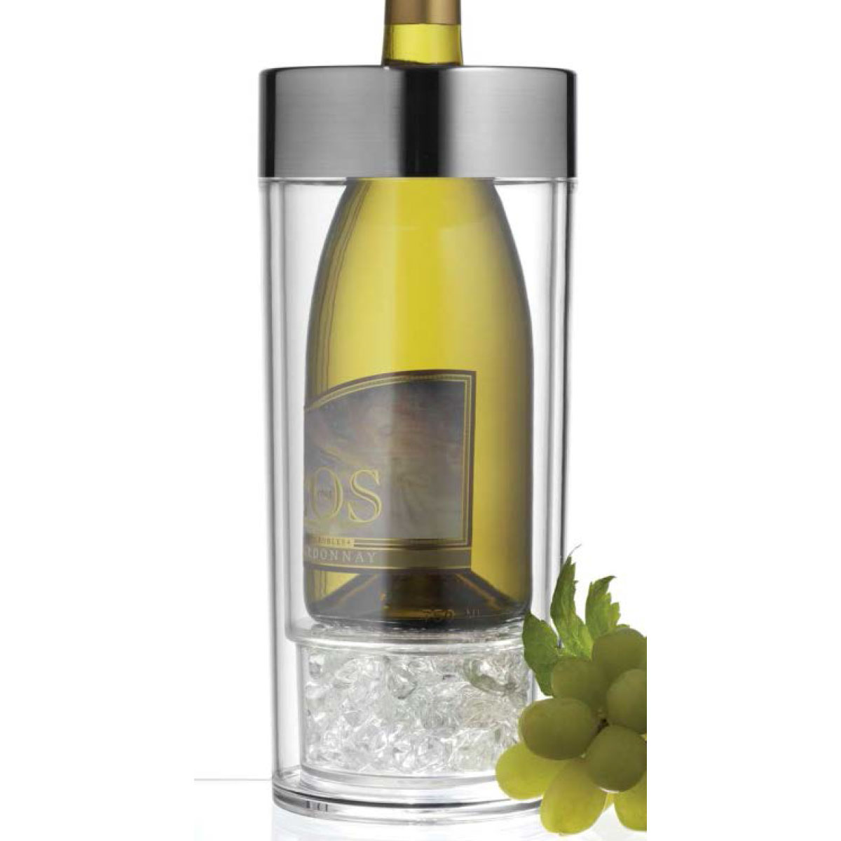 Prodyne A-401 Acrylic Iceless Wine Cooler Clear 