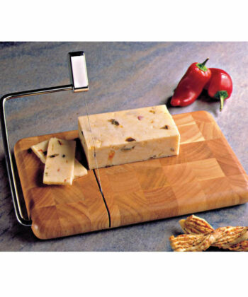 BUTCHER BLOCK END GRAIN BEECHWOOD Cheese Slicer