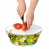 Salad bowl with chopping board lid