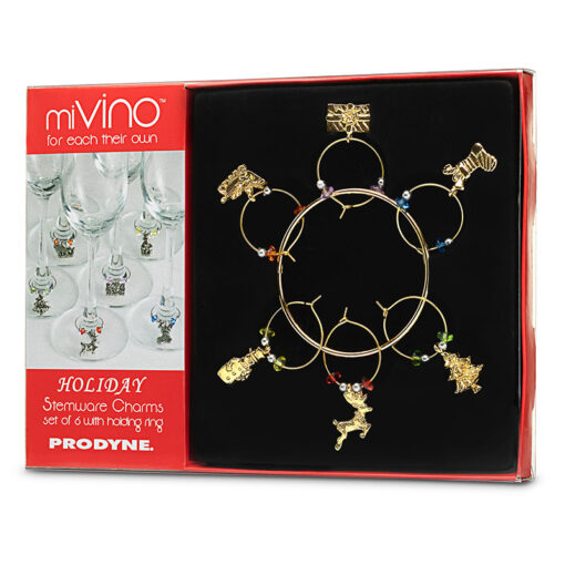 Holiday Stemware Charms in Package